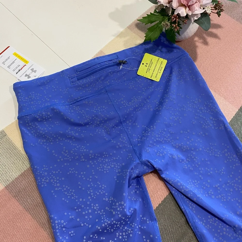 NWT! Under Armour Reflective Mirror Luminous Capri Running Leggings - Picture 7 of 11